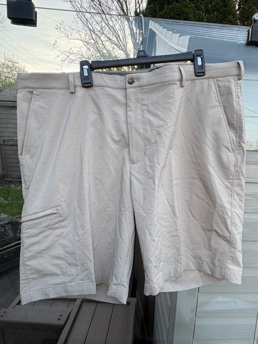 Greg Norman Collection Men's Khaki Cargo Shorts